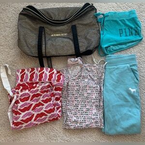Victoria's Secret and PINK Bundle with tote size small and medium